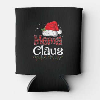 Mema Claus kerstkerstkerstkerstkerstfamilie die op Blikjeskoeler