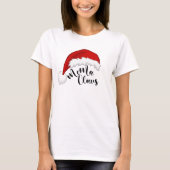 Mema Claus Noël Père Noël T-Shirt (Devant)