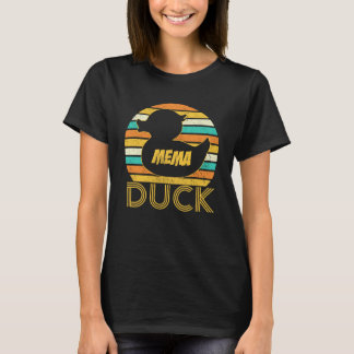 Mema eend rubber eend bijpassende familie schattig t-shirt