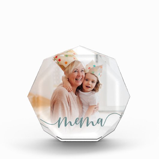 Mema | Grandma Script Overlay Fotoblokken (Voorkant)