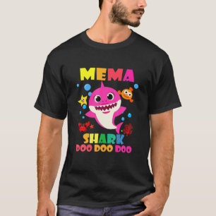 Mema Shark Doo Funny Baby Papa Kinder T-shirt