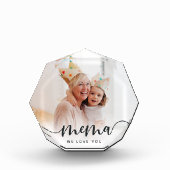 Mema waar we van houden | Grandma Script Overlay Fotoblokken (Voorkant)