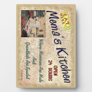 Mema's Keuken waar kleinkinderen geil zijn Fotoplaat