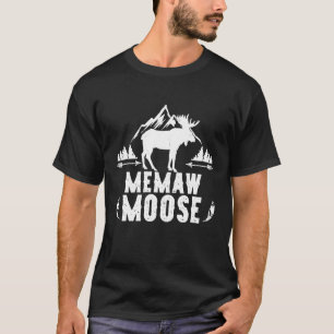 Memaw Eland Overeenkomstige Familie Kamperen Wande T-shirt