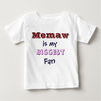 Memaw is mijn grootste fan Baby Peuter T-shirt