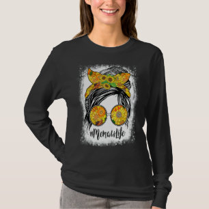 Memaw Life Bleaching Memaw Life Sunflower Messine T-shirt