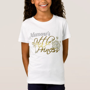 Memaw Little Princess Baby Doll Shirt