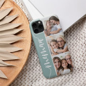 Memaw Script Grandma Photo Collage Case-Mate iPhone Case