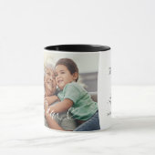 Memaw Script Heart Dankbaar voor elk moment Foto Mok (Midden)