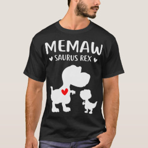 Memawsaurus Re Schattige Moeder en Baby Dinosaurus T-shirt