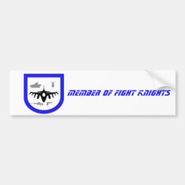 Member of Fight Knights Autoaufkleber Bumpersticker