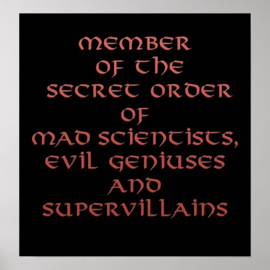 Member of the Secret Order Prints & Posters (Devant)