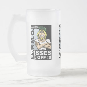 M'Embrasse De La Mug De Verre Gelée De 16 Tonnes