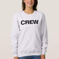 Membre de l'équipage de Sweatshirts de base en gri