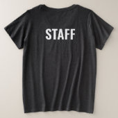 Membre de l'équipe d'équipe de T-shirts pour femme (Design dos)