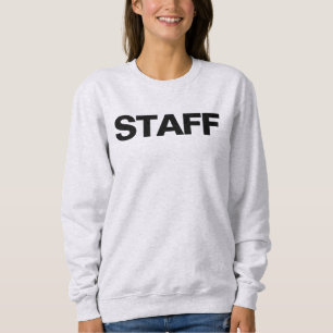 Membre du personnel des Sweatshirts de base en gra