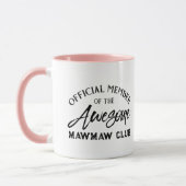 Membre officiel Mawmaw Club Mug (Gauche)