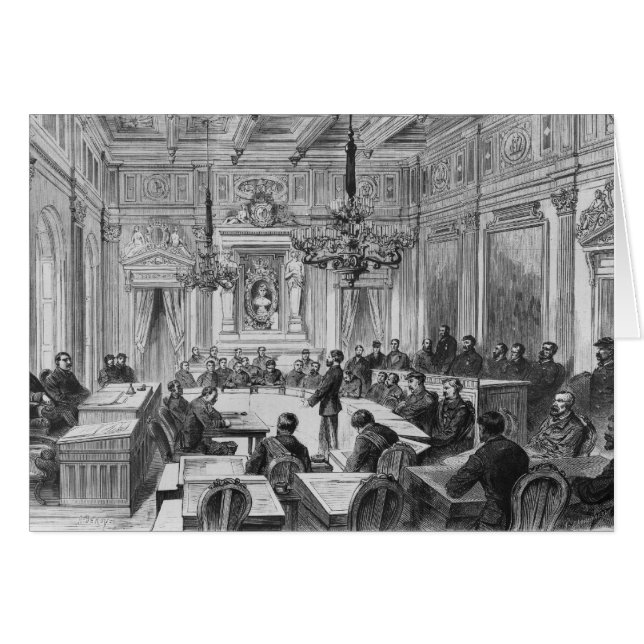 Membres de la Commune en session (Devant horizontal)