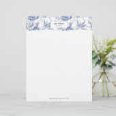 Membrete Magnolias azules Briefhoofd (Staand voorkant)