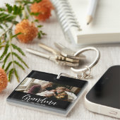 Mémé a établi un porte-clés photo avec un script m (Devant Droit)