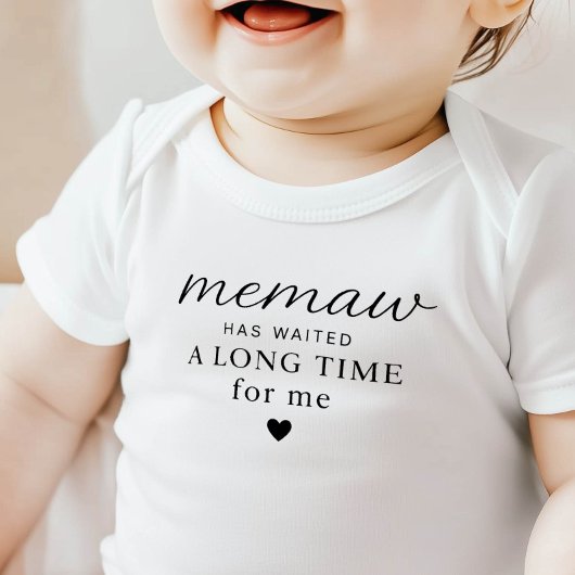 Mémé attend Body bébé Cadeau