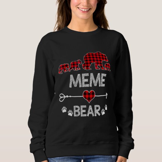 Meme Beer Red Buffalo Pset Meme Beer Pajama Trui (Voorkant)