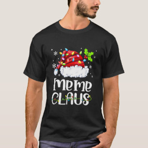 Meme Claus Gnome Merry Kerstmis Santa's Favo T-shirt