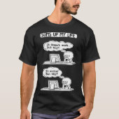 Mème coder drôle ça marche mais pourquoi T-Shirt c (Devant)