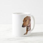 Mème de chien oeil latéral Mug double face (Devant droit)