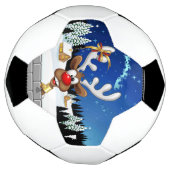 Mème de Noël drôle de renne qui regarde par-dessus (Tourné)