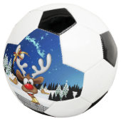 Mème de Noël drôle de renne qui regarde par-dessus (3/4)