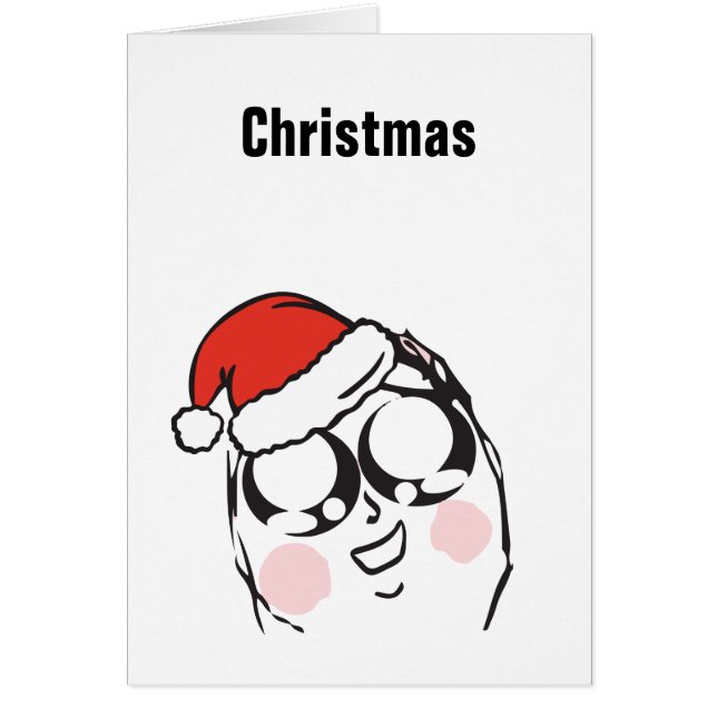 Mème de Noël Troll Le Me Anime Custom EDITABLE (Devant)