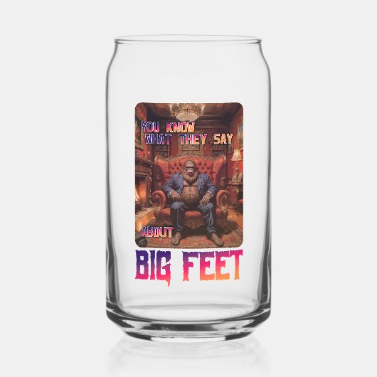 Mème de pieds Bigfoot amusant (Verso)