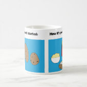 Mème de pomme de terre amusant mug (Centre)