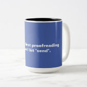 Mème de travail Mug (Devant droit)