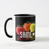 "Même ♥ Différent" Mug ! Café Mug (Gauche)