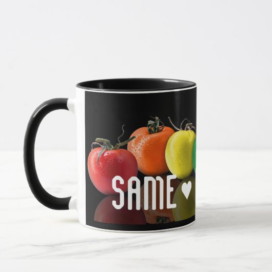 "Même ♥ Différent" Mug ! Café Mug (Gauche)