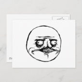 Meme Face Briefkaart (Voorkant / Achterkant)