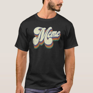 Meme For Grandma Retro Vintage Mother s Day Meme T-shirt