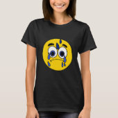 Meme Funny Gezegde Humor Crying Face T-shirt (Voorkant)