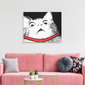 Mème Gâteau Chat Surpris - Toile Enveloppée (Insitu(Salon))
