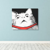 Mème Gâteau Chat Surpris - Toile Enveloppée (Insitu (Plancher de Bois))