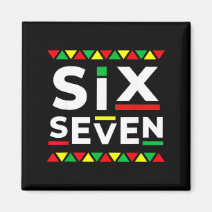 Meme Grappig 6 7 Zes Zeven Black History Month Man Magneet
