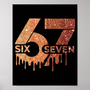 Meme Grappig 6 7 Zes Zeven Black History Month Man Poster