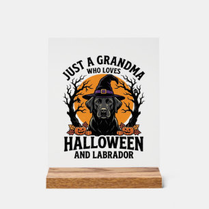 Mémé Halloween Labrador Drôle Vintage_1