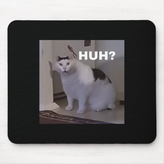 Meme Huh Cat Muismat (Voorkant)