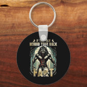 Meme If They Talk Behind Your Back Fart Alpha Wolf Sleutelhanger (Voorkant)