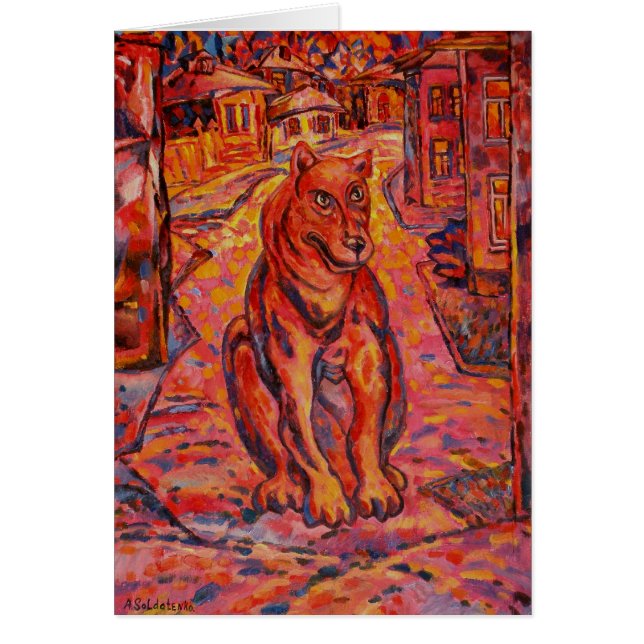 Même la carte de peinture d'original clair (Devant)