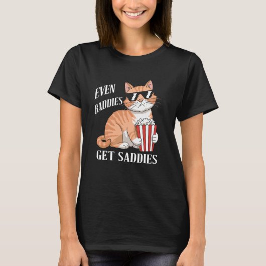 Même les méchants ont des tristesses T-shirt de ch (Devant)