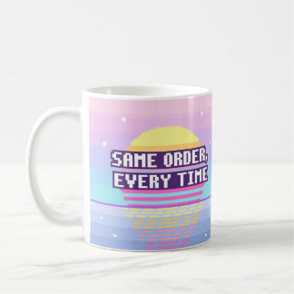 Même ordre, chaque fois Tasse Pixel Neurodivergent